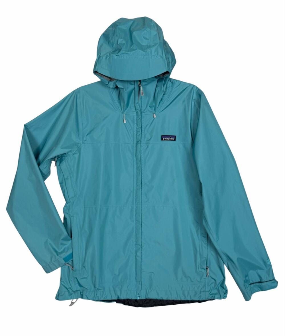 Patagonia Torrentshell 3L Waterproof Jacket Blue Women’s Large H2NO Rain Coat